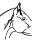 Horse Head Sticker 3