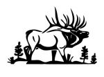 Hunting Deer Diecut Decal 03