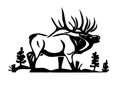 Hunting Deer Diecut Decal 03