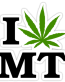 I Marijuana Montana Sticker