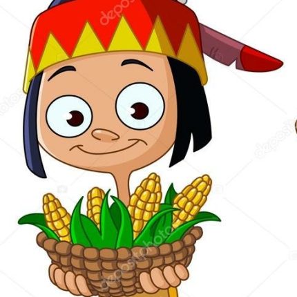 Indian harvest sticker boy