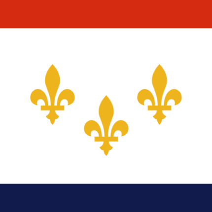 Louisiana New Orleans City Flag Decal