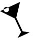 MARTINI GLASS Die Cut Decal