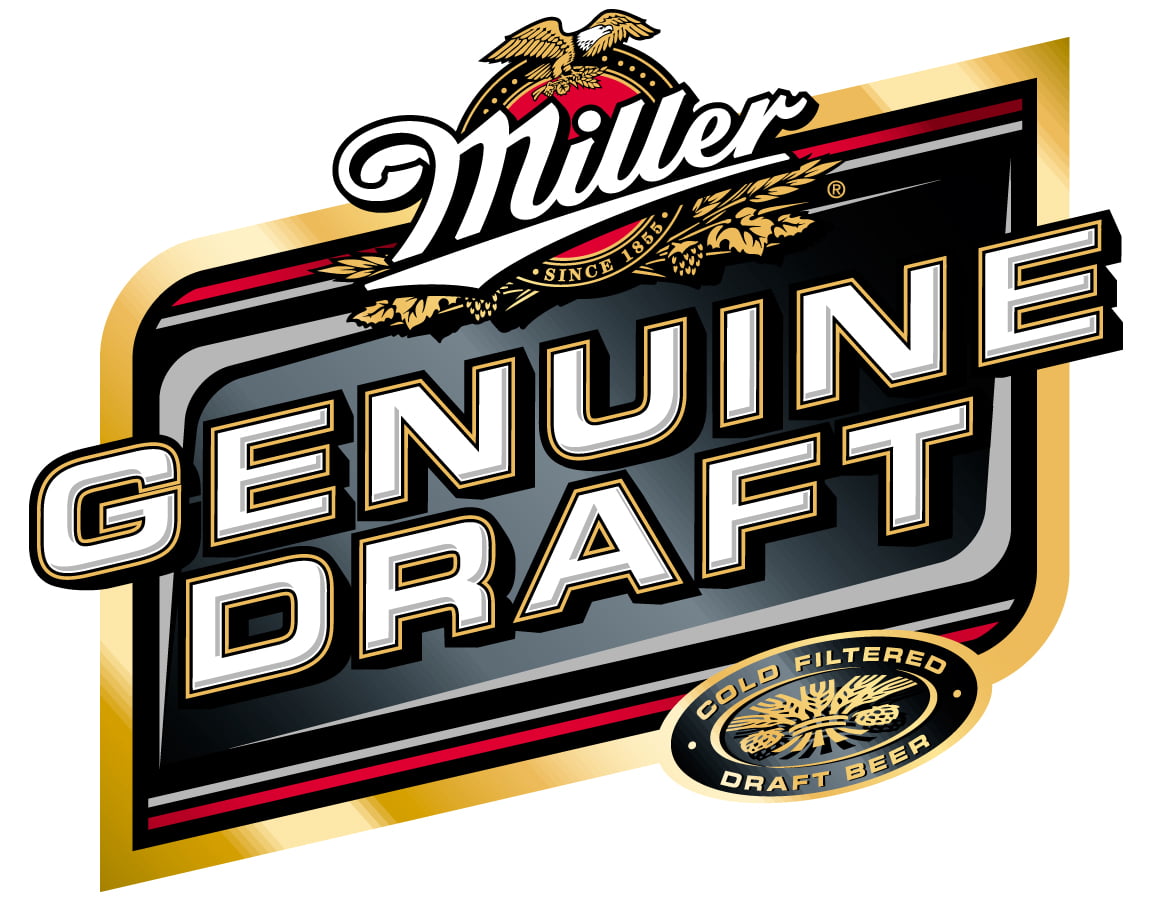 Miller Genuine Draft Label Pro Sport Stickers