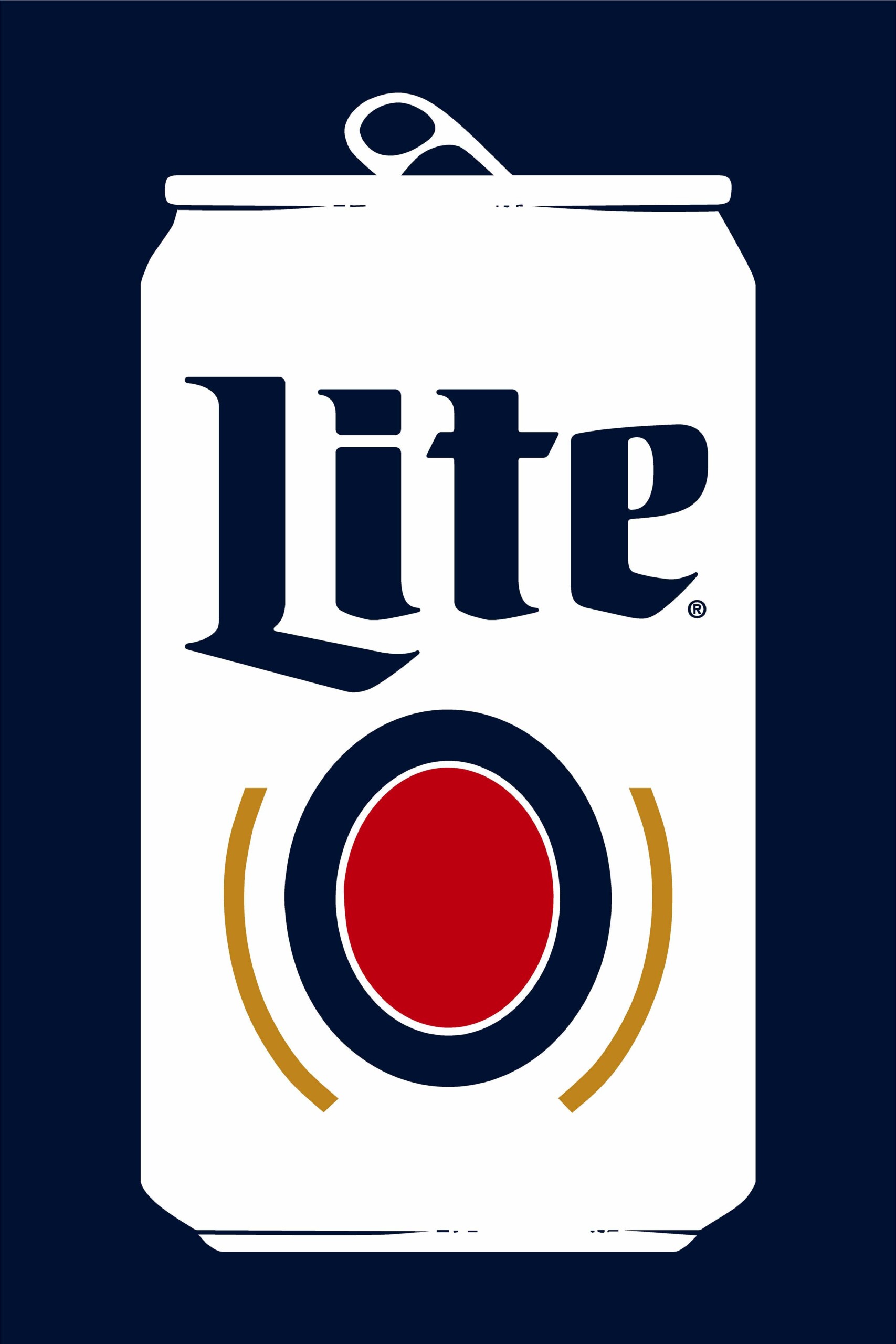 Miller Lite Can Diecut Can Sticker with Logo - Pro Sport Stickers