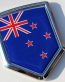 New Zealand Decal Flag Crest Car Chrome Emblem Sticker