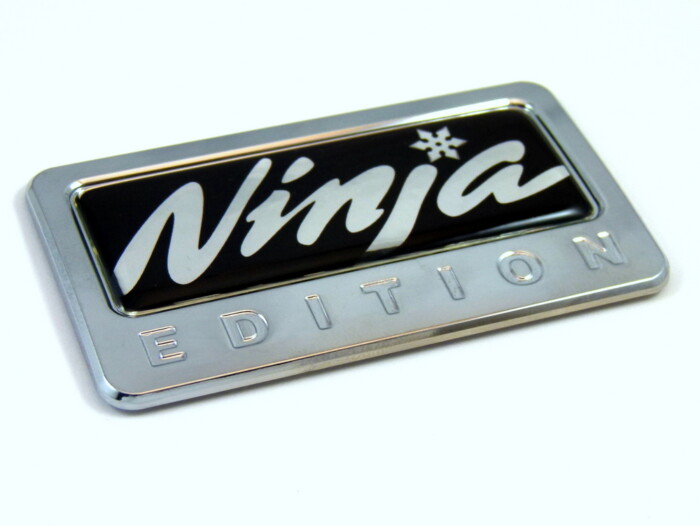 ninja edition 3D chrome automobile emblem