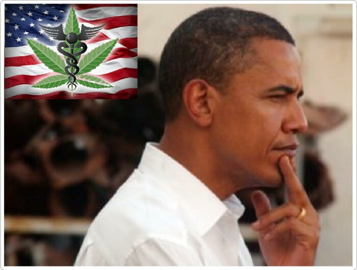Obama Legalize Weed Sticker 2