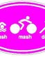 Oval Running Decals Splash Mash Dash Sticker N