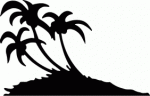 Palm Tree Decal 8