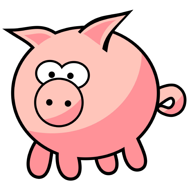 PIG CARTOON STICKER 7