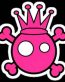 pink princess funny girl sticker