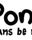 PONO MEANS BE NICE Hawaiian Decal