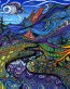 psychedelic nature car decal wall sticker 2