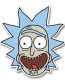 Rick and Morty Happy Rick Head Sticker