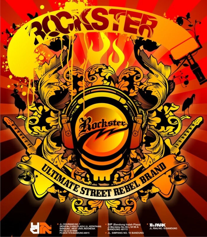 rockster poster sticker