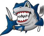 shark-boat sticker 33