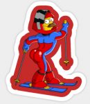 SIMPSON Stupid Sexy Flanders Sticker