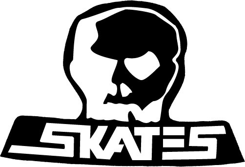 Skates Logo Sticker