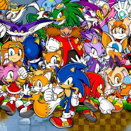 sonic the hedgehog complete cartoon cast