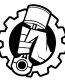 speed foundry fist piston gear funny auto decal