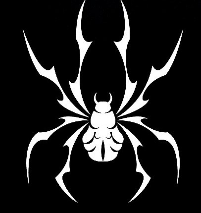 spider tribal car sticker decal