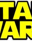 STAR WARS YELLOW AND BLACK COLOR LOGO STICKER