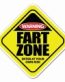warning fat zone sticker
