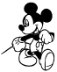 Mickey marching