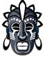 0 African Color Mask Sticker Africa Decal 6