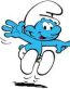 Smurf Jumping Decal 2