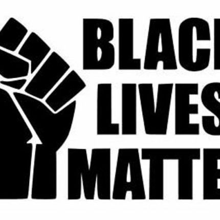 1 BLACK LIVES MATTER FIST BUMPER STICKER