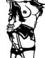 Betty Boop Biker Boob Decal