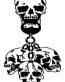 Diecut Skull Sticker 1