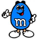 M&M PEANUT BLUE