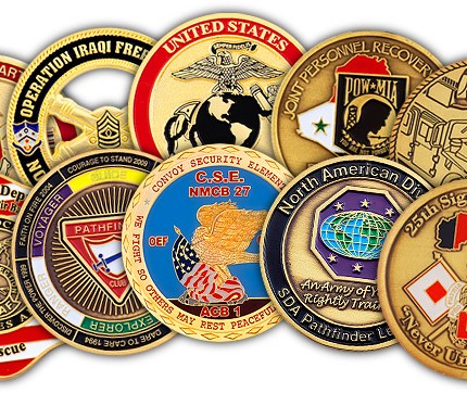 Army Challenge Coins Design Sticker