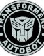 AUTOBOT GRAY AND BLACK STICKER