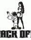 Back Off Car Decal 07
