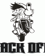 Back Off Car Decal 08