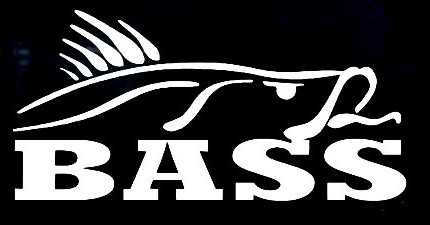 BASS VINYL FISHING DECAL