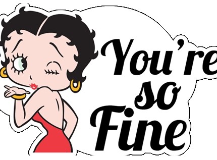 betty-boop-your so fine color sticker