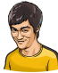 bruce dragon lee celebrity sticker_4