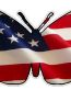 Butterfly Camo Sticker 1 - FLAG USA