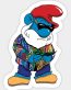 Call me Big Poppa Smurf Sticker