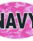 CAMO PINK OVAL NAVY DECALS