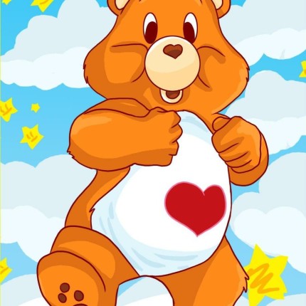 Care Bears Color Decal Sticker35
