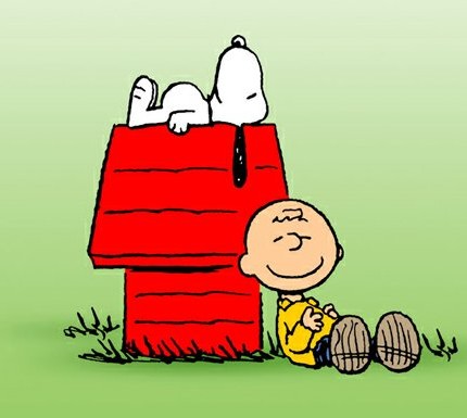 Charlie Brown and Snoopy Color Decal 2