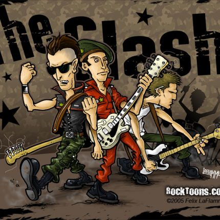 Clash Color Band Sticker