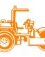 Compactor funny auto decal