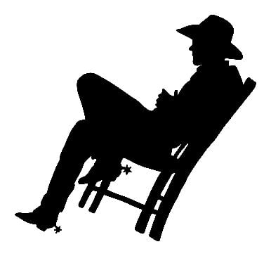 Cowboy Die Cut Decal2